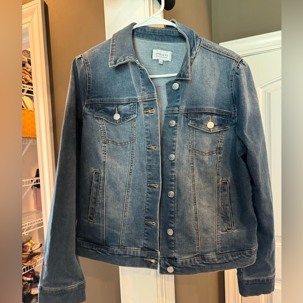 Crown & Ivy Blue Jean jacket